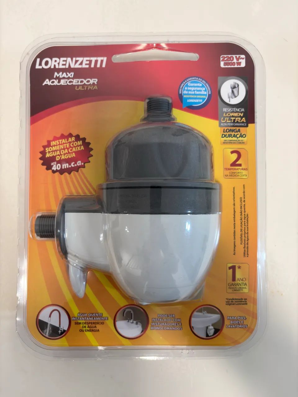 Aquecedor elétrico para torneira Lorenzetti 5500W - Foto 2