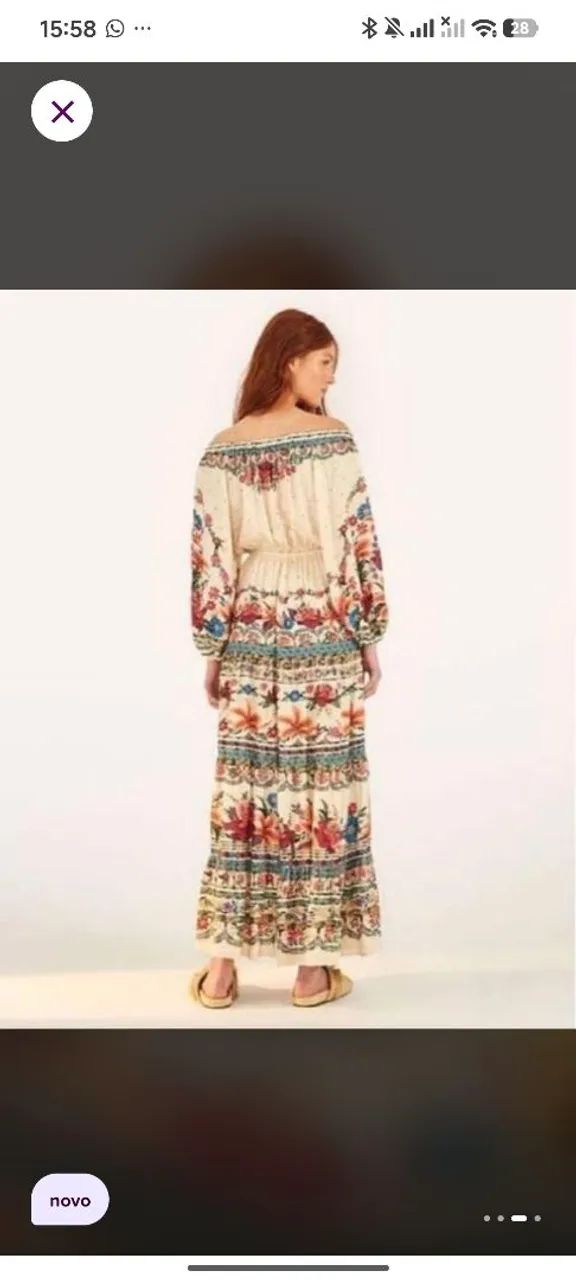 Vestido Farm Marias bordadeiras  - Foto 3