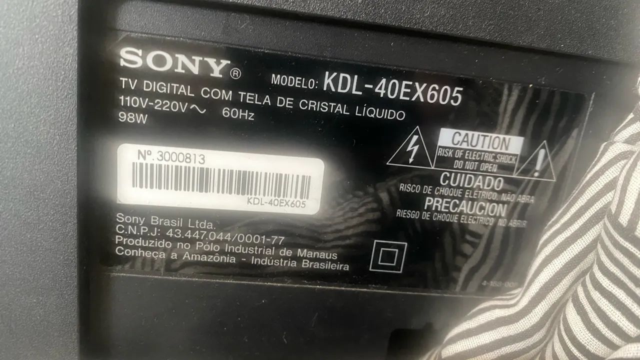 TV Sony Bravia 40 Polegadas Full HD LCD - Foto 3