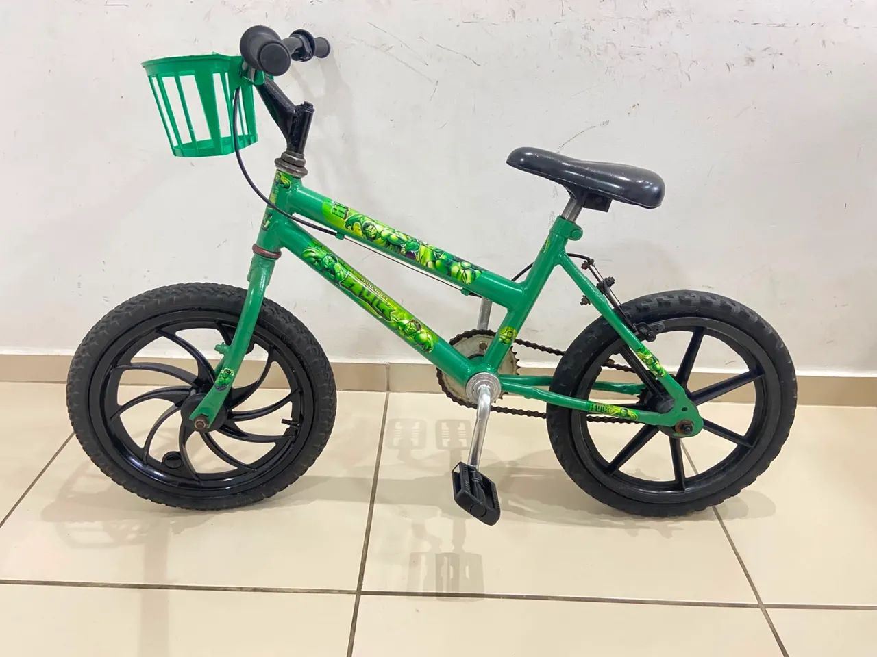 Bicicleta Infantil aro 16 do Hulk 