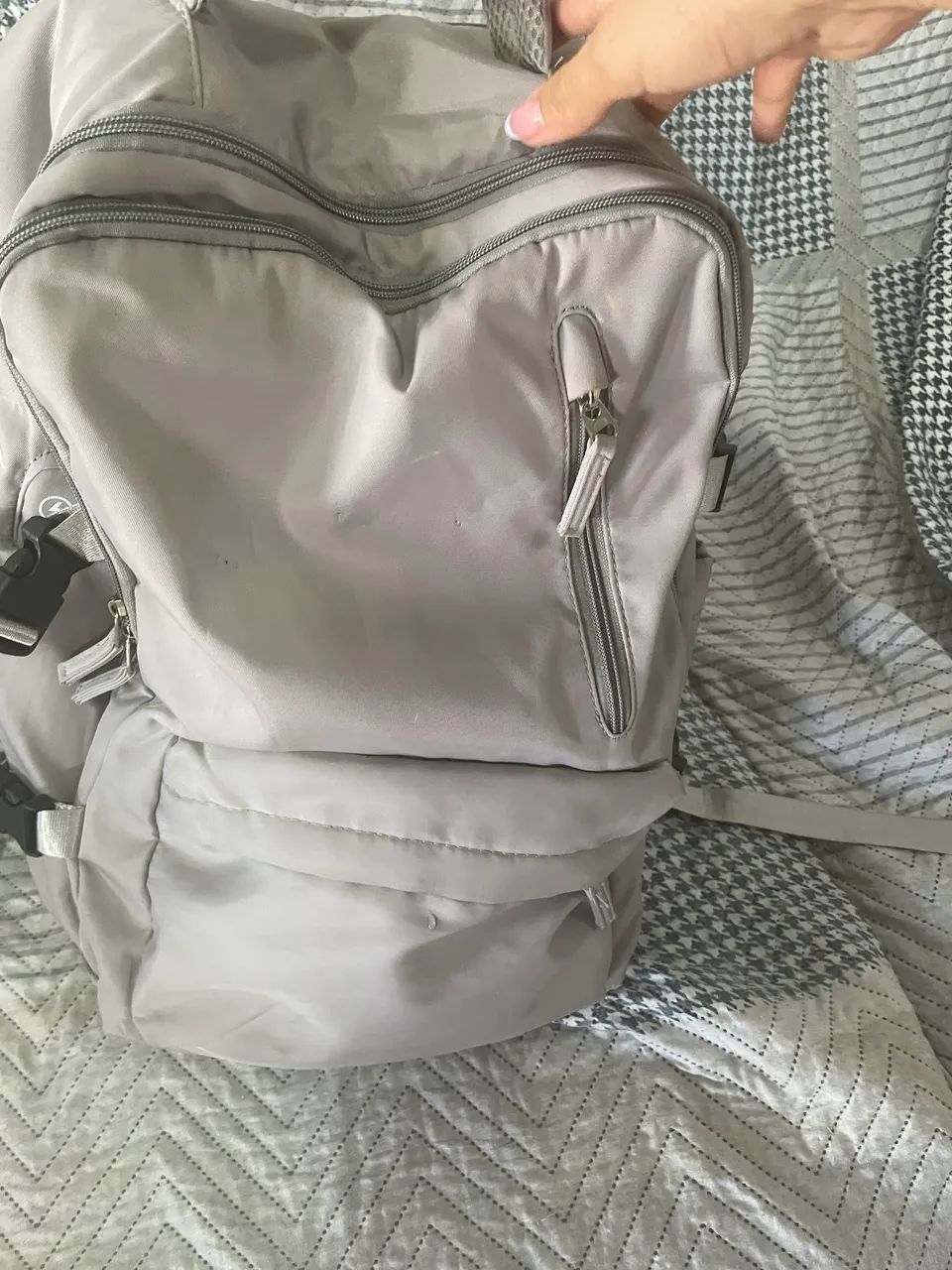 Mochila cinza - Foto 2