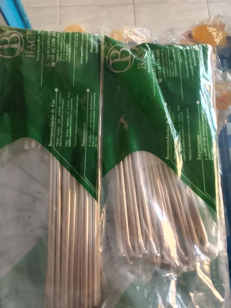 Par de Raios inox para Lander 250 - Foto 2