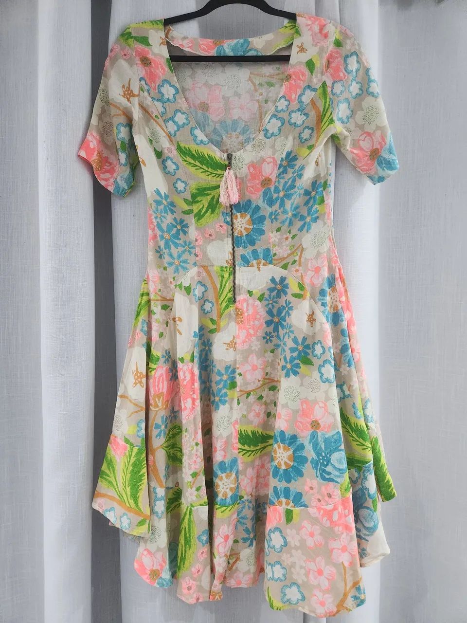 Vestido farm midi no linho - Foto 5