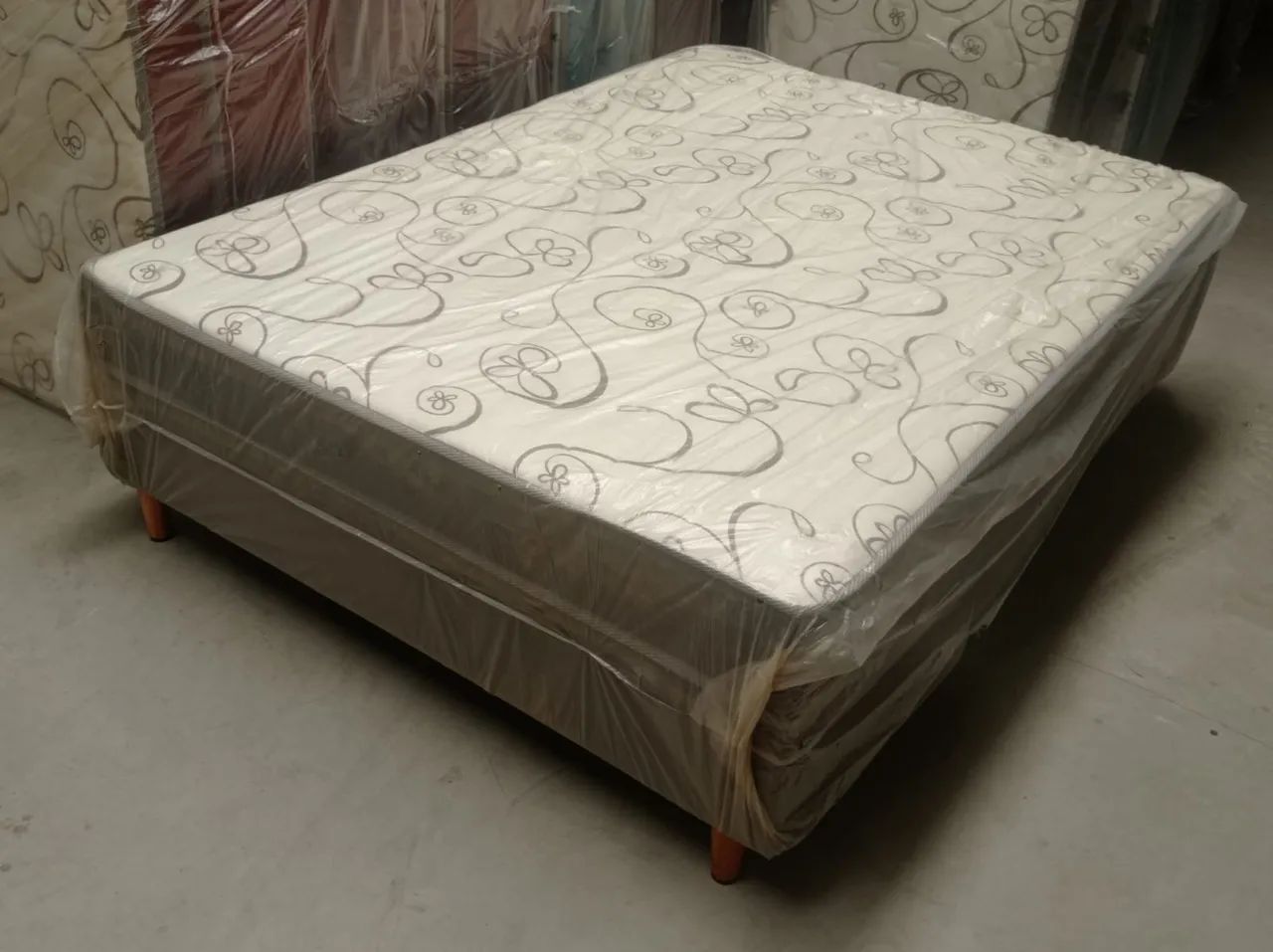 Cama box casal 10cm de espuma  - Foto 4