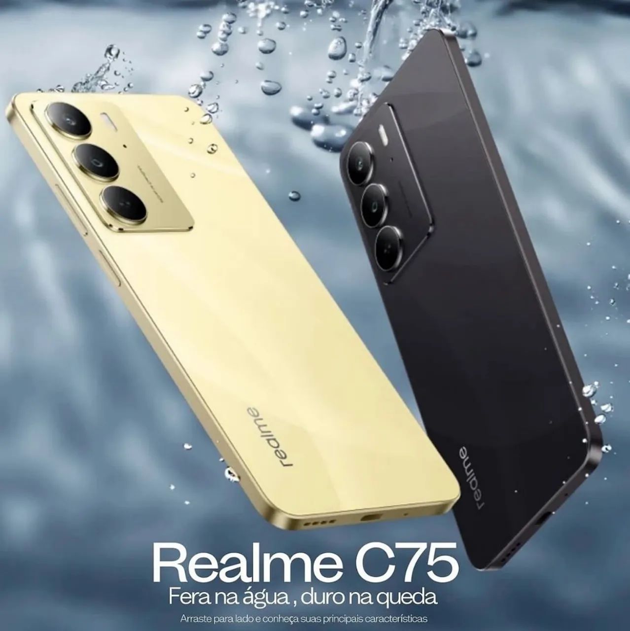 REALME C75 NFC 8GB/256GB MEMÓRIA LACRADO ANATEL 1 ANO DE GARANTIA
