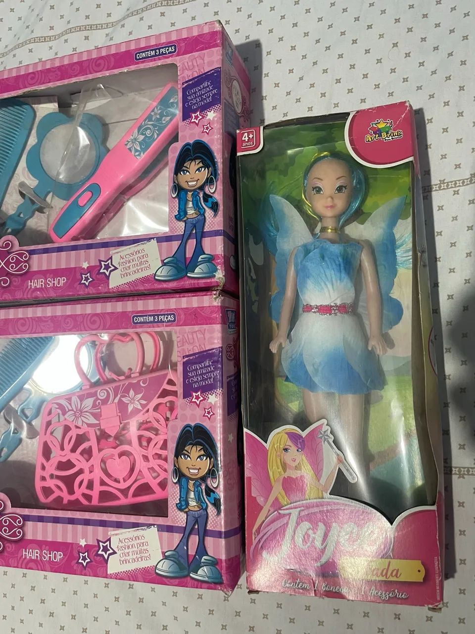 Lote de brinquedos de menina 