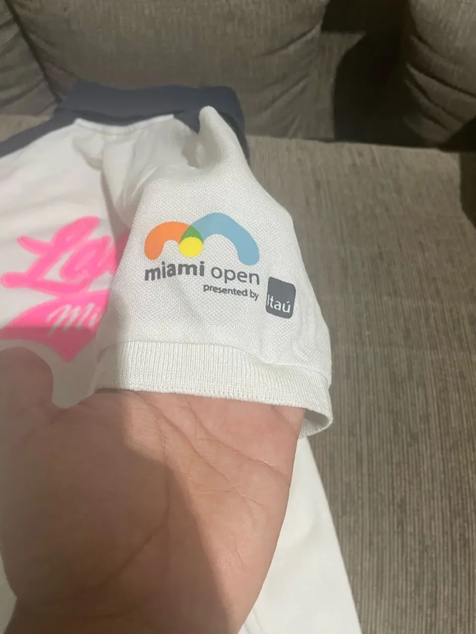 Camisa Lacoste Miami open, original