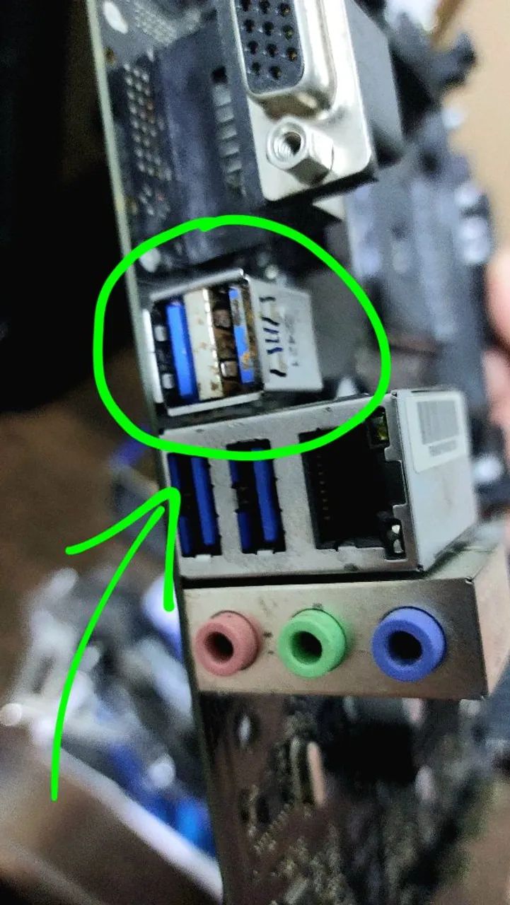 Placa Mãe A520M-HVS AsRock Am4 Ótimo Estado. - Foto 5