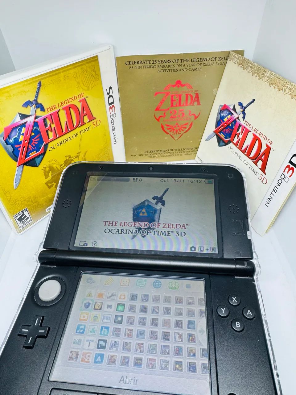 THE LEGEND OF ZELDA OCARINA OF TIME JOGO NINTENDO 3DS ORIGINAL
