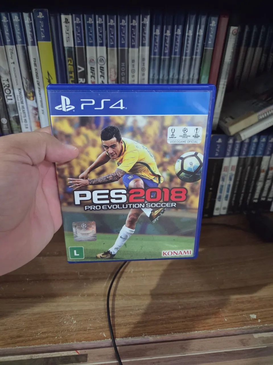 Vendo o Pes 18 de PS4 em perfeito estado de conservação. 