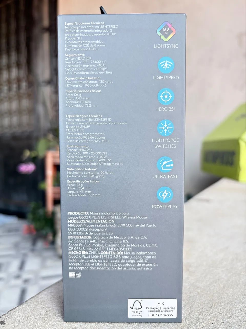 Logitech G502 X Plus LIGHTSPEED Branco ? NOVO/LACRADO - Foto 5