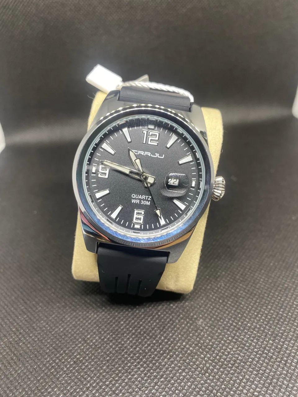 Relógio Masculino CCRJU Pulseira de Borracha  - Foto 2