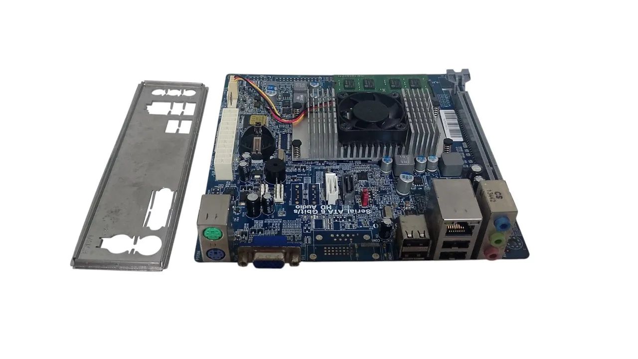 Placa mãe ecs-einm70cs Intel celeron 1007u 2.50ghz , 2gb ddr3 