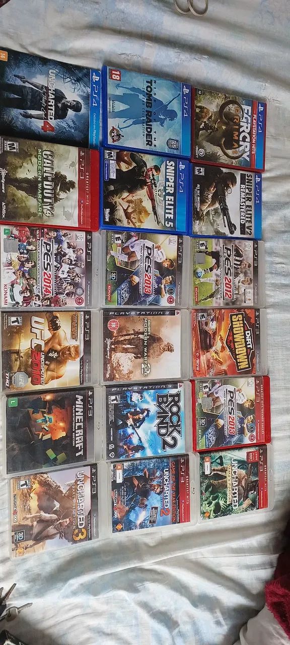 Jogos de ps4 e ps3 