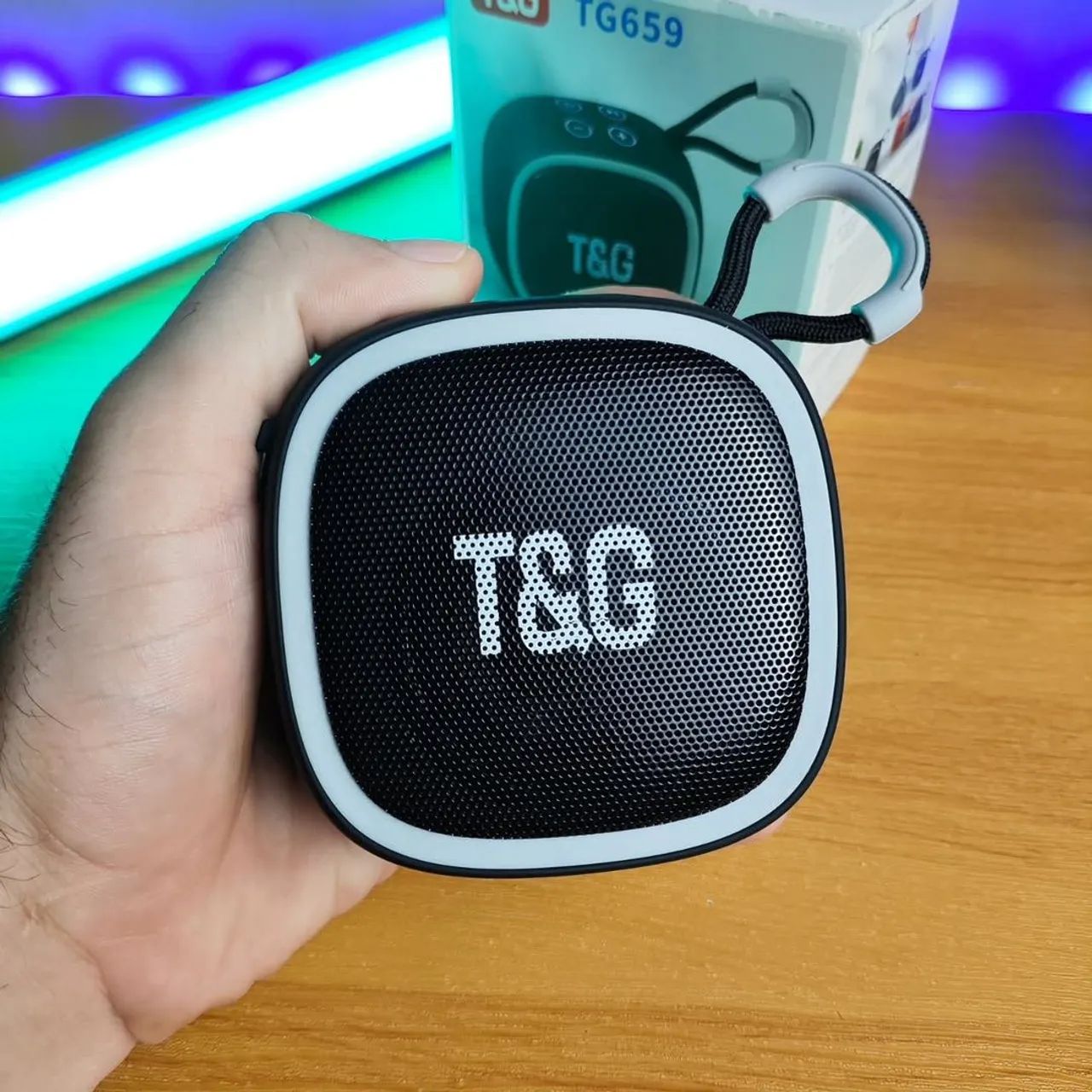 CAIXA DE SOM PORTÁTIL T&G ORIGINAL 