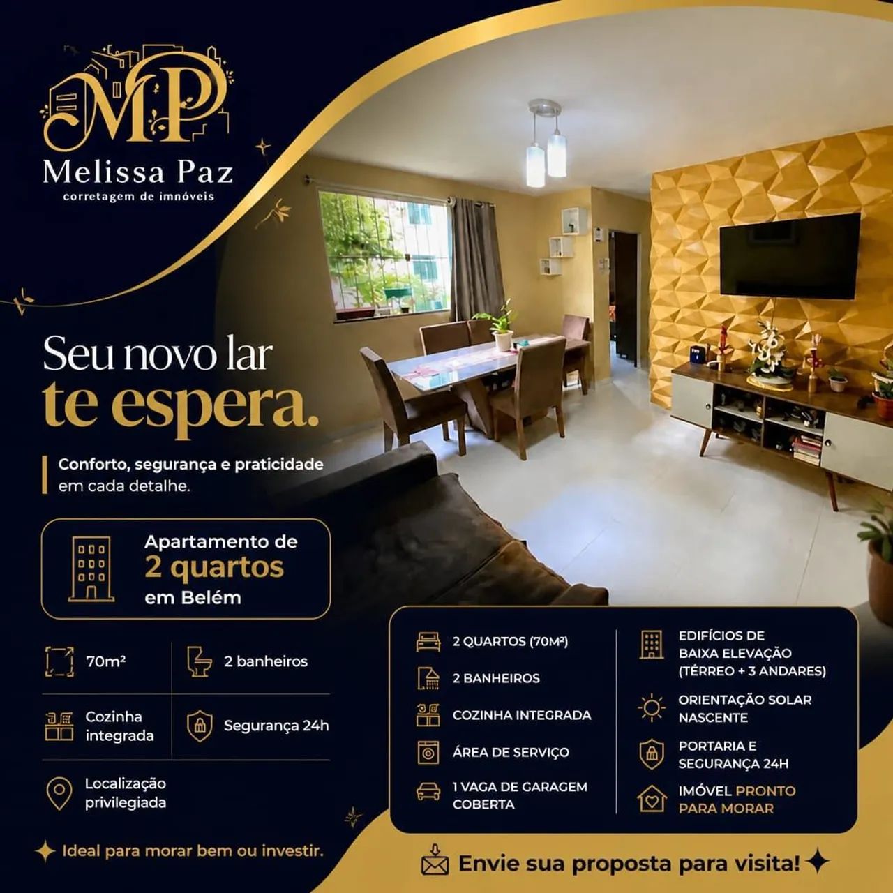 Apto 2/4 na Augusto Montenegro 