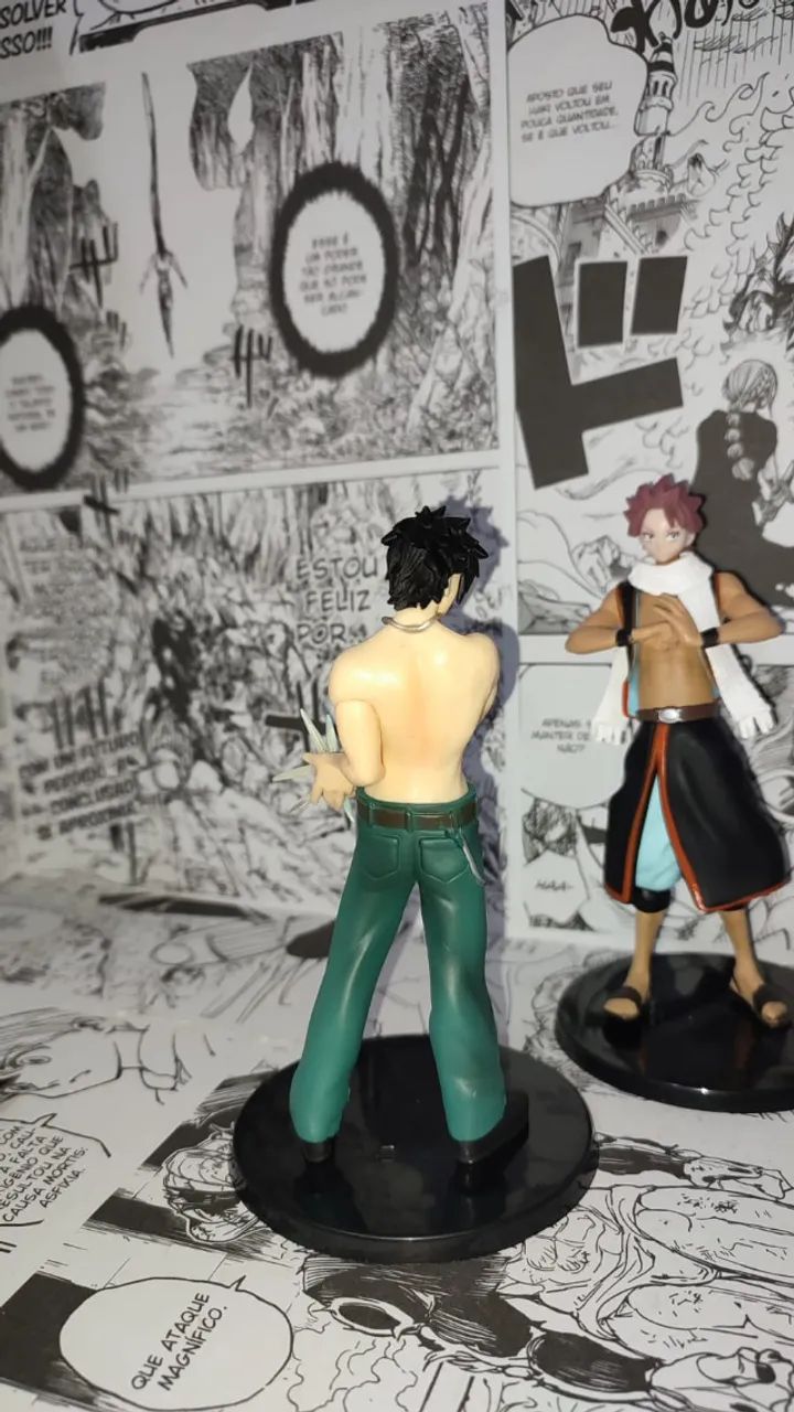 COMBO | Action Figures Natsu Dragneel e Gray Fullbuster Fairy Tail - Foto 5