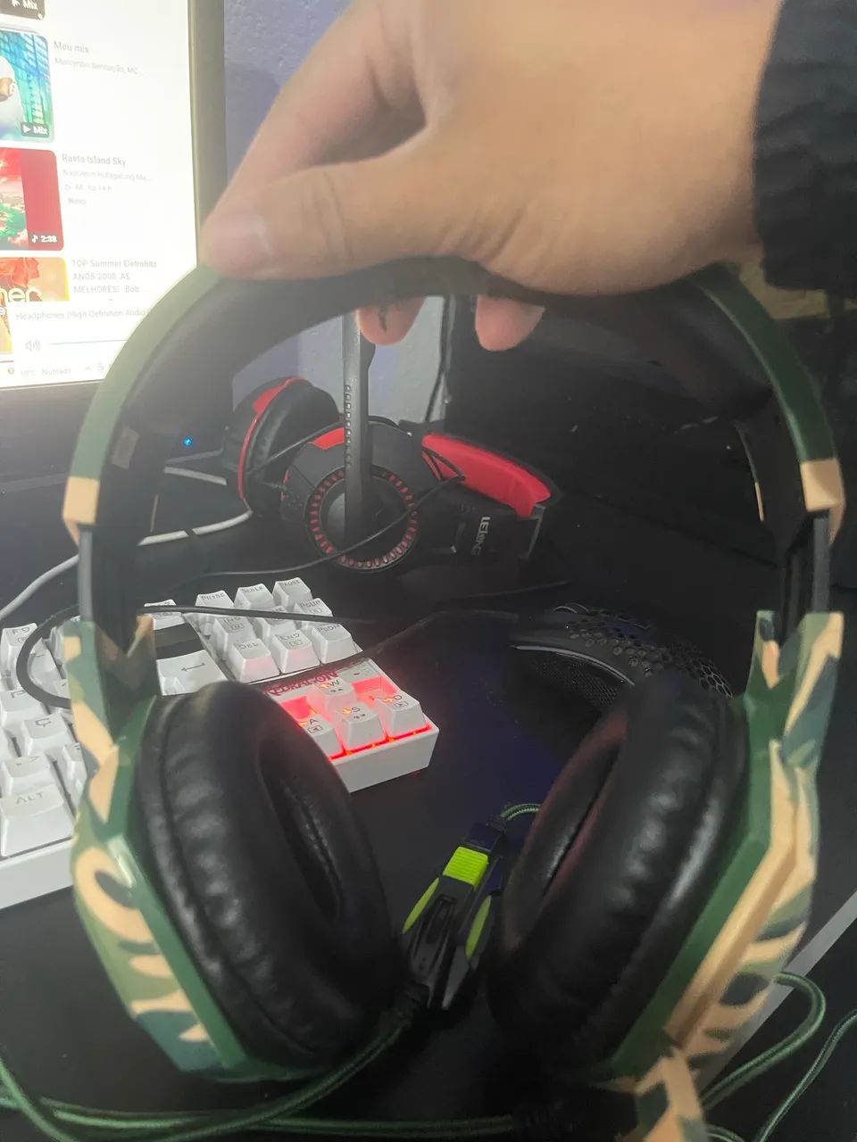 HEADSET GAMER PS4 PC FONE  - Foto 5