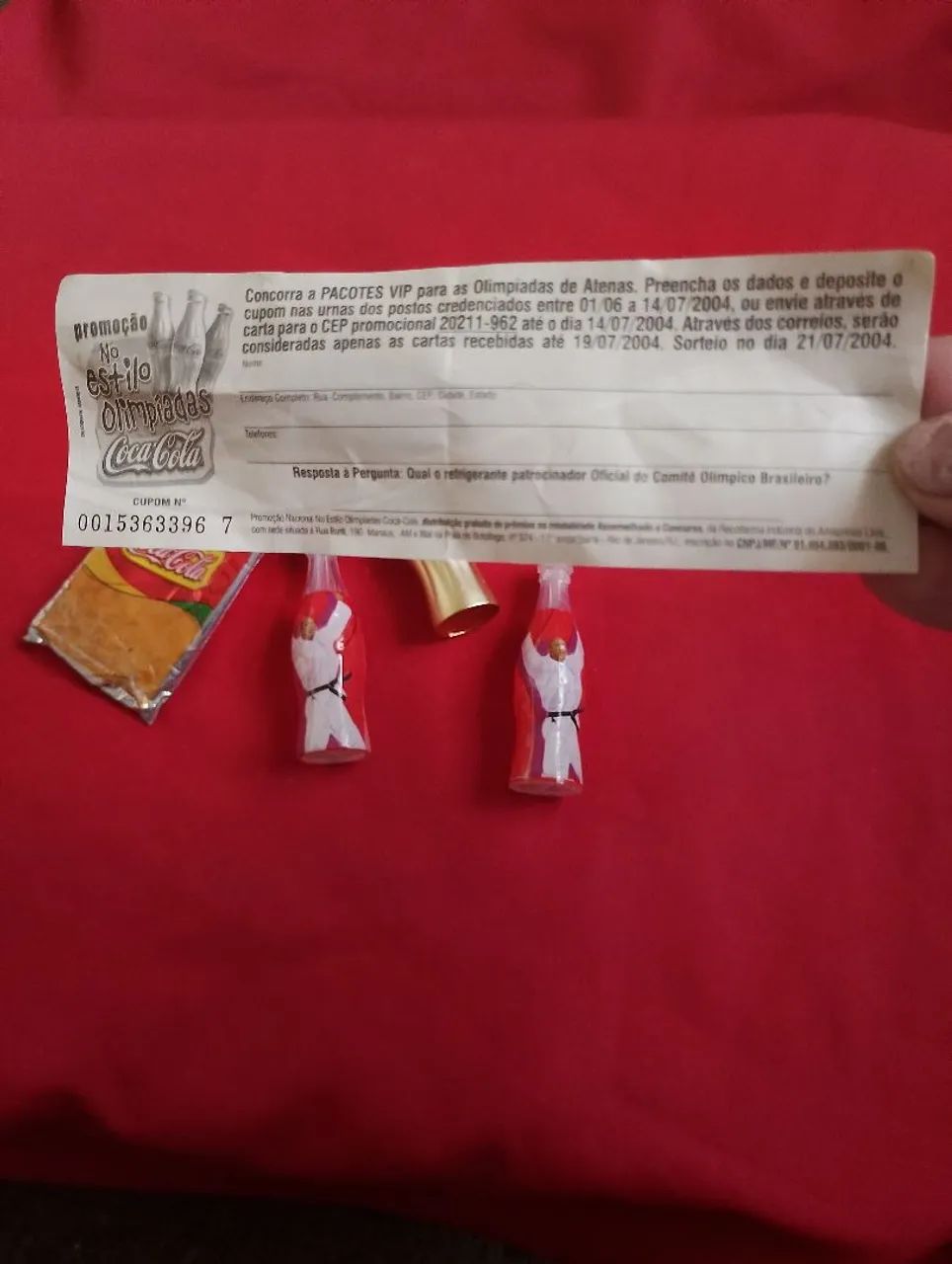 Kit de miniatura da garrafa de coca cola olimpíada de 2004 - Foto 2