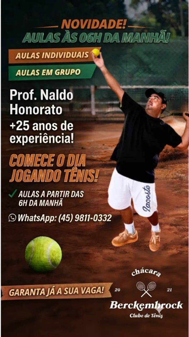 Aulas de Tênis 