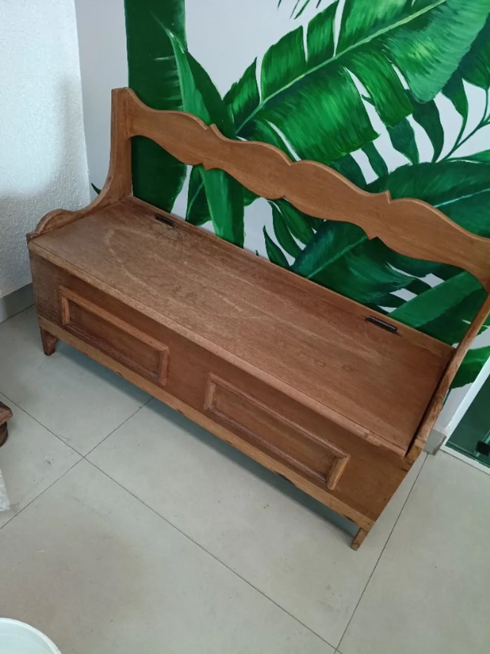 Banco baú - estilo igreja - Foto 3