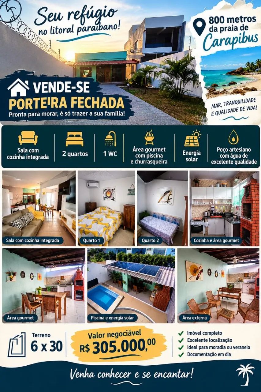 Venda casa carapibus