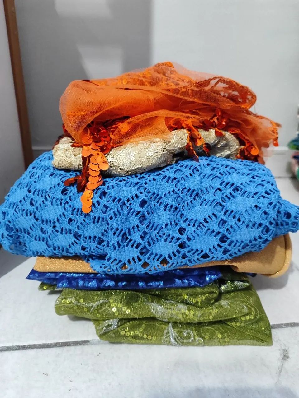 Lote de tecidos tipo renda  - Foto 3
