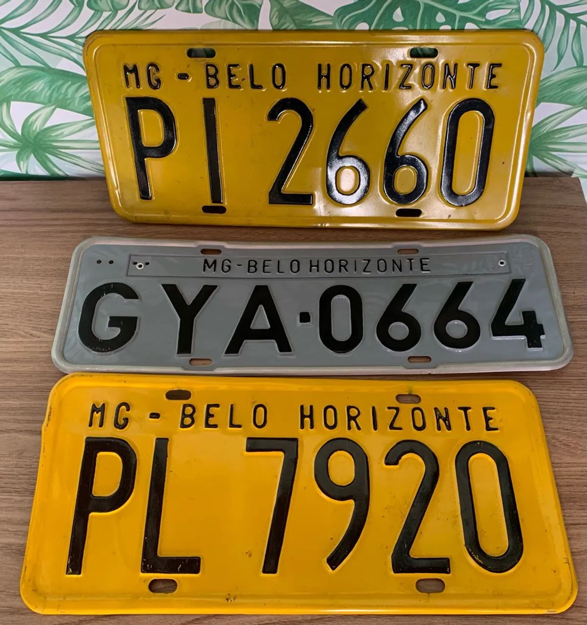 Placas antigas 