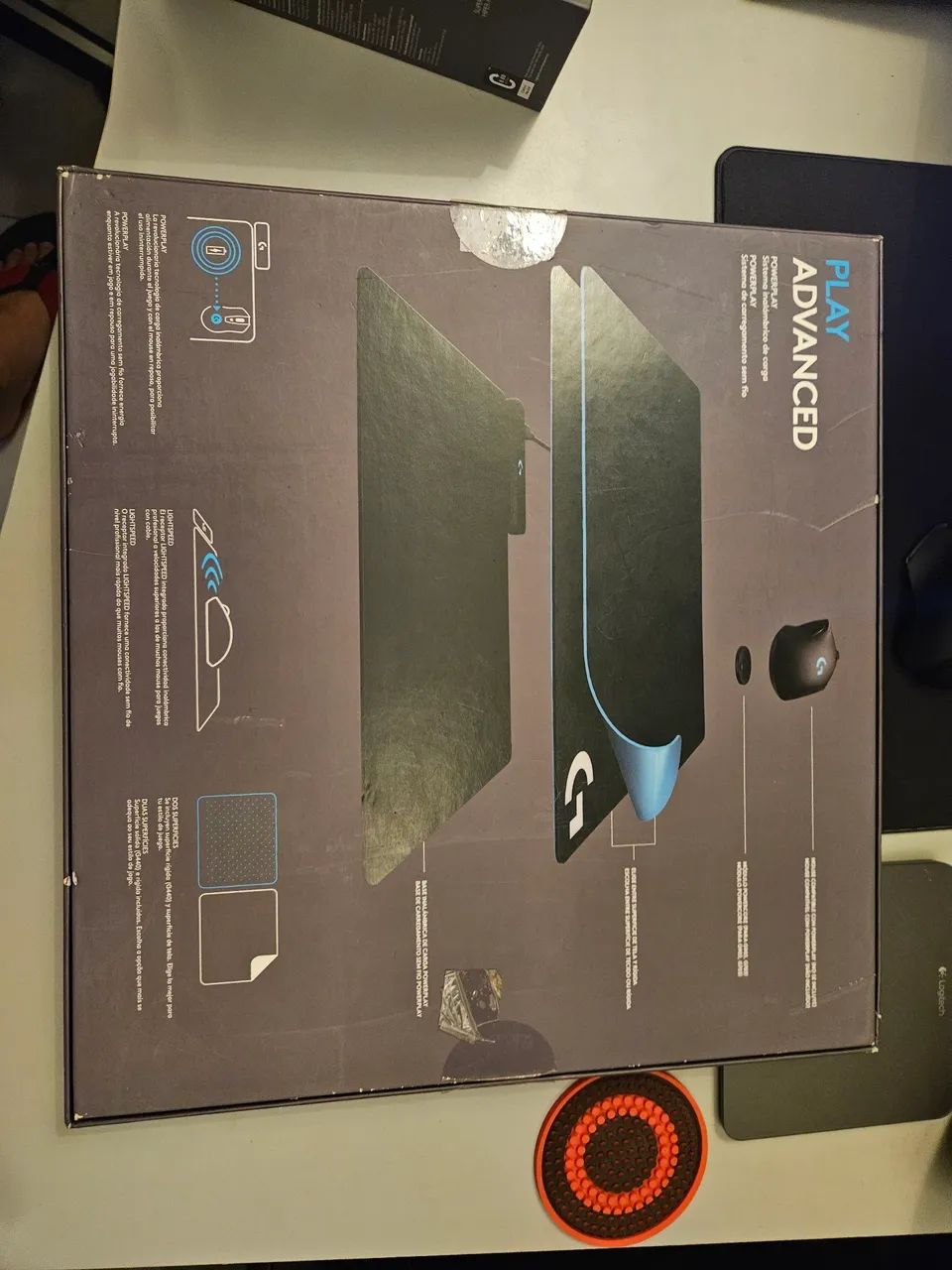 Mouse LIGHTSPEED Logitech com mousepad Powerplay LIGHTSYNC RGB - Foto 2