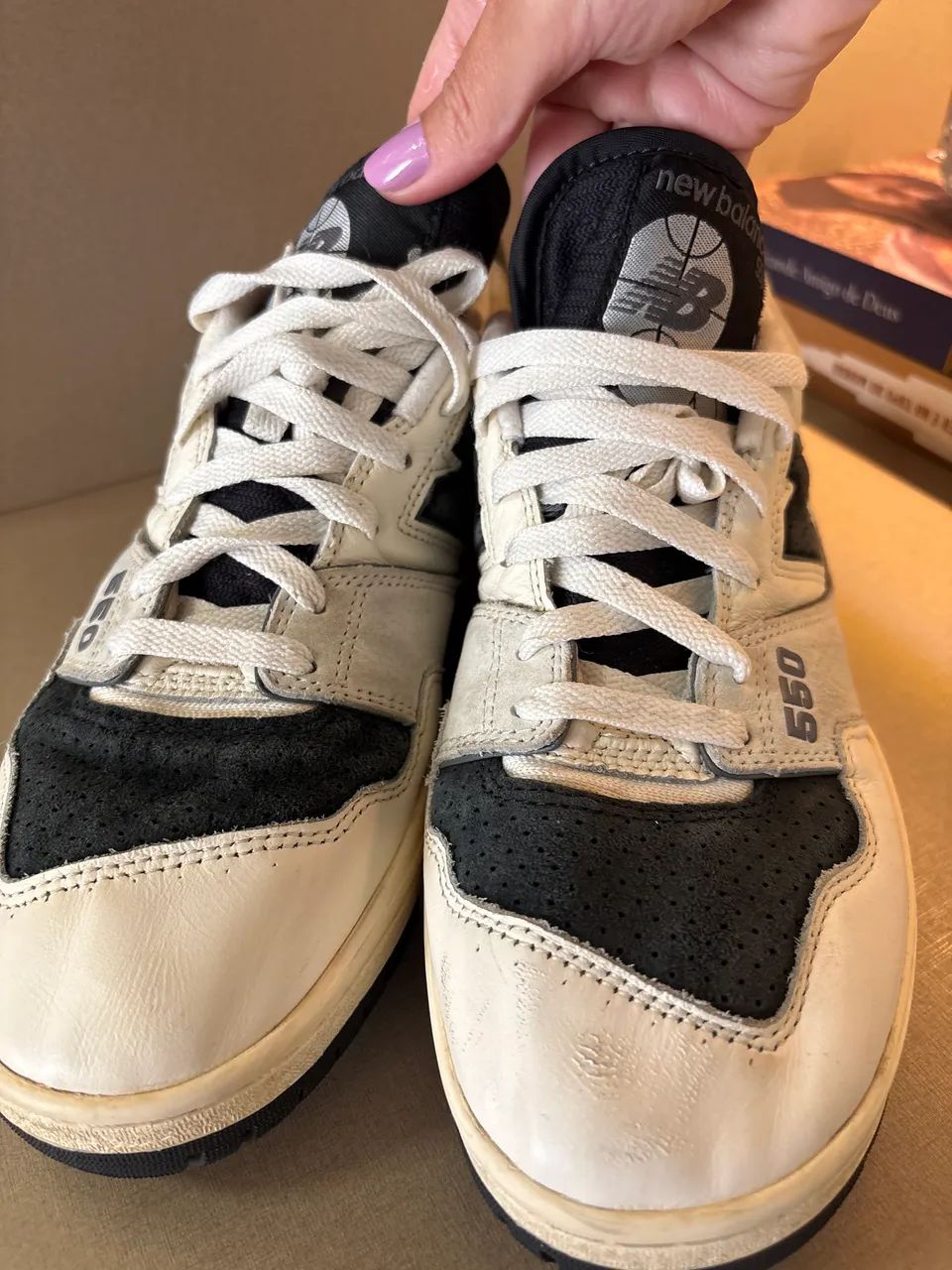 Tênis branco new balance 550 - número 43