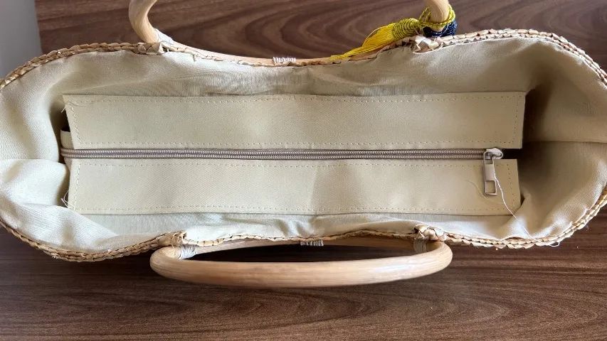 Bolsa de Praia em Palha | Nova | Nunca Usada | Elegante - Foto 4