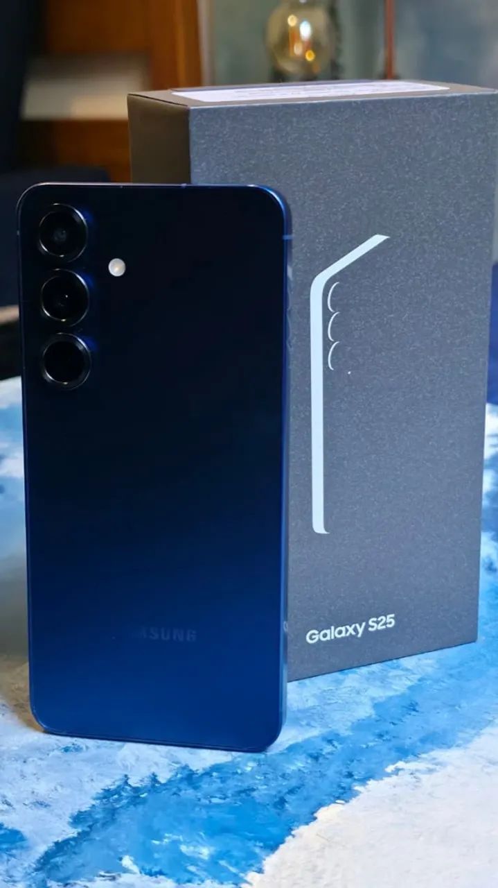 Samsung Galaxy S25 256GB 12GB RAM Azul | Completo | 3 Meses de Uso