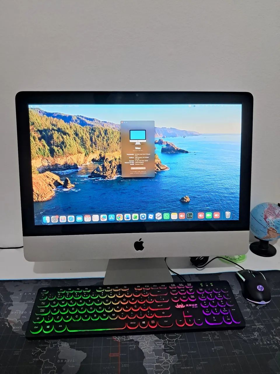 iMac Apple 21,5? i5 Quad-Core, 16GB RAM, SSD e macOS Sequoia