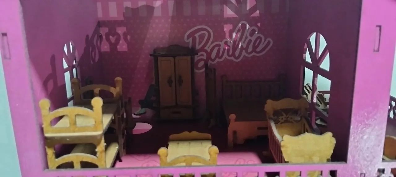 Casa de boneca Barbie MDF  - Foto 5