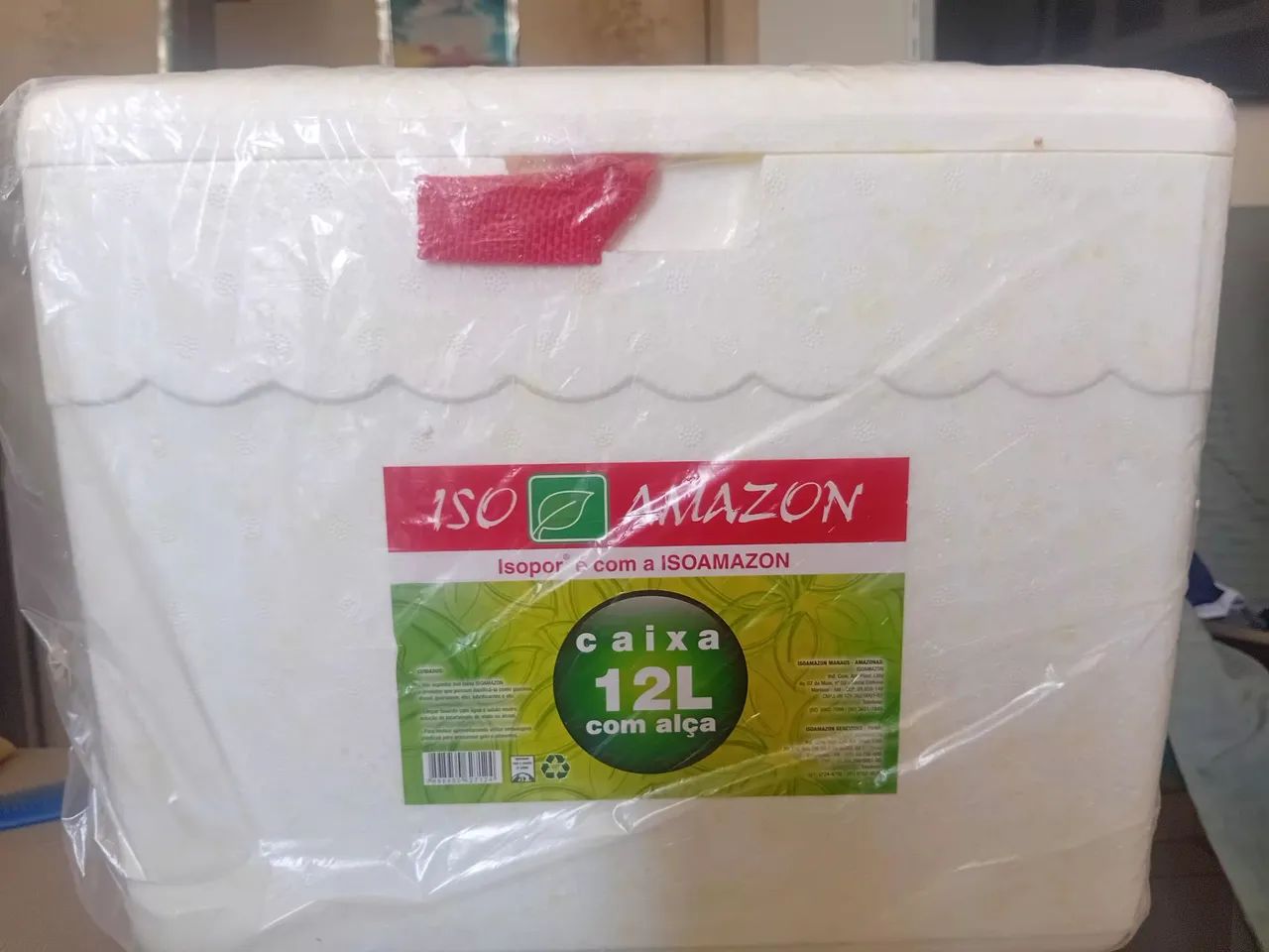 Caixa de isopor 12 litros 