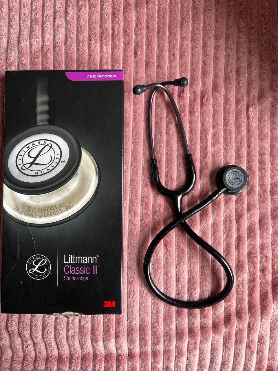 Estetoscópio Littmann Classic III Preto  - Foto 3