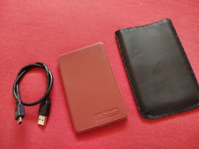 HD Western Digital - 500gb + Case Exbom. Troco p/ Caixa Bluetooth - Foto 2