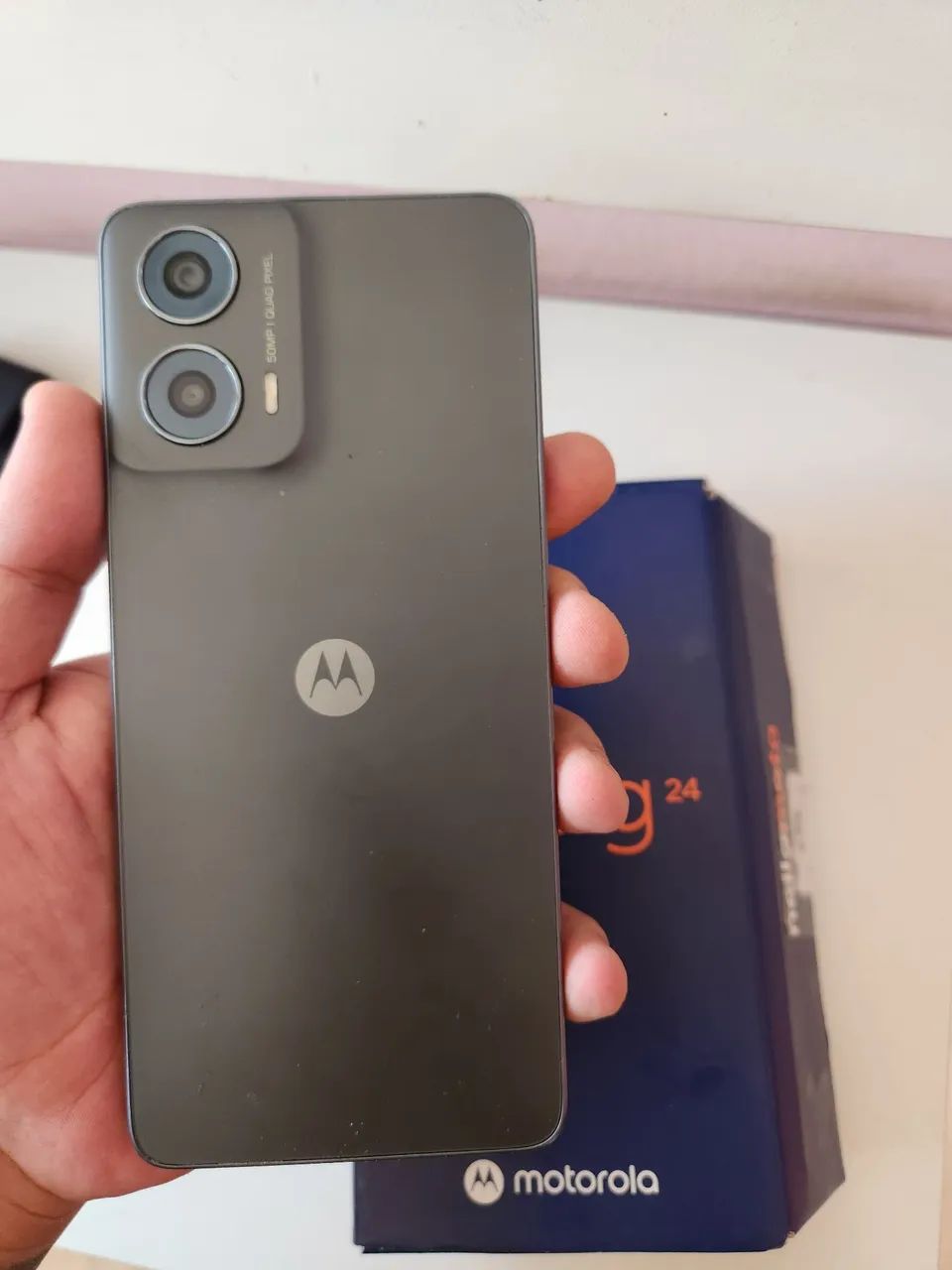 Moto G24 128GB com caixa e carregador original - Foto 3