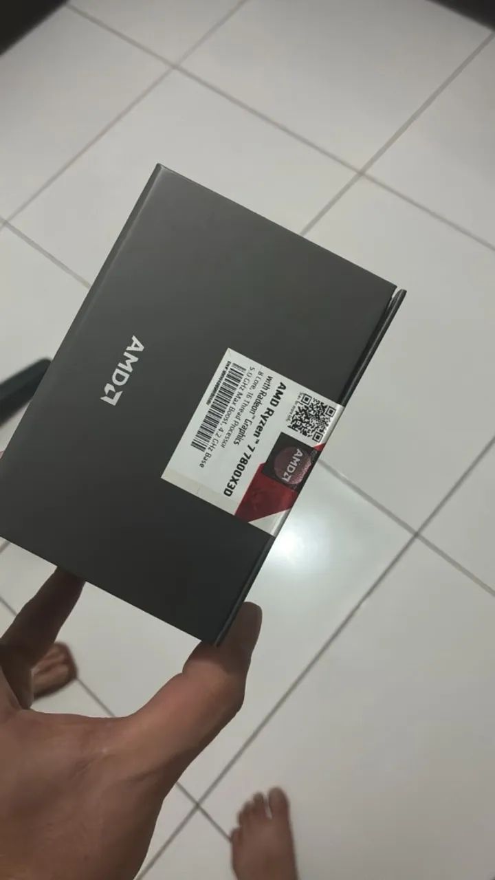 processador ryzen 7800x3d lacrado zero - Foto 2