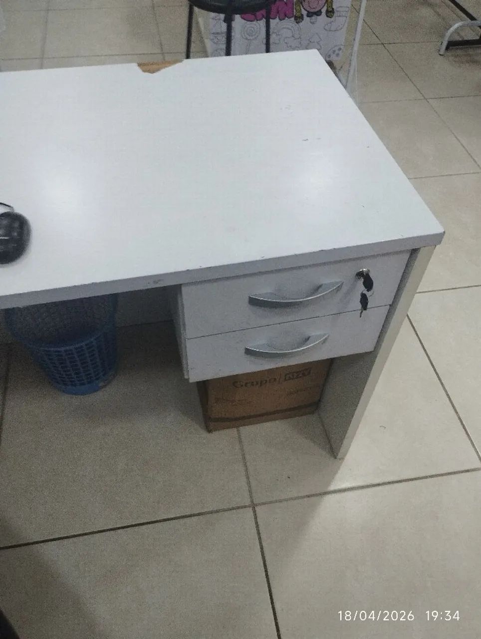 Móveis de escritório.