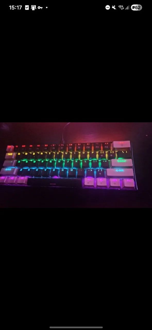 teclado 60% mecânico 