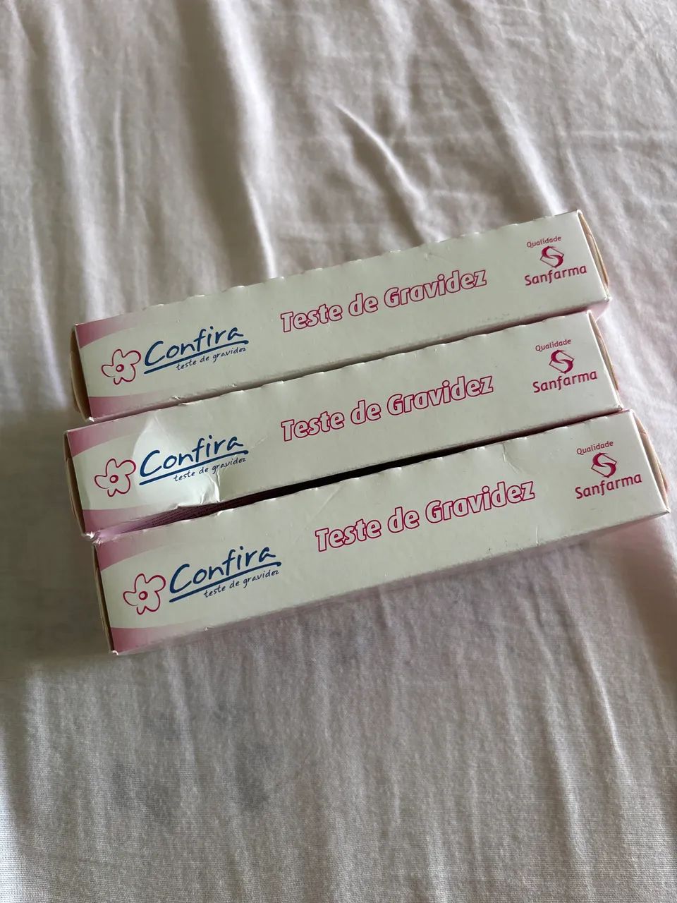 Kit de 3 testes de gravidez 