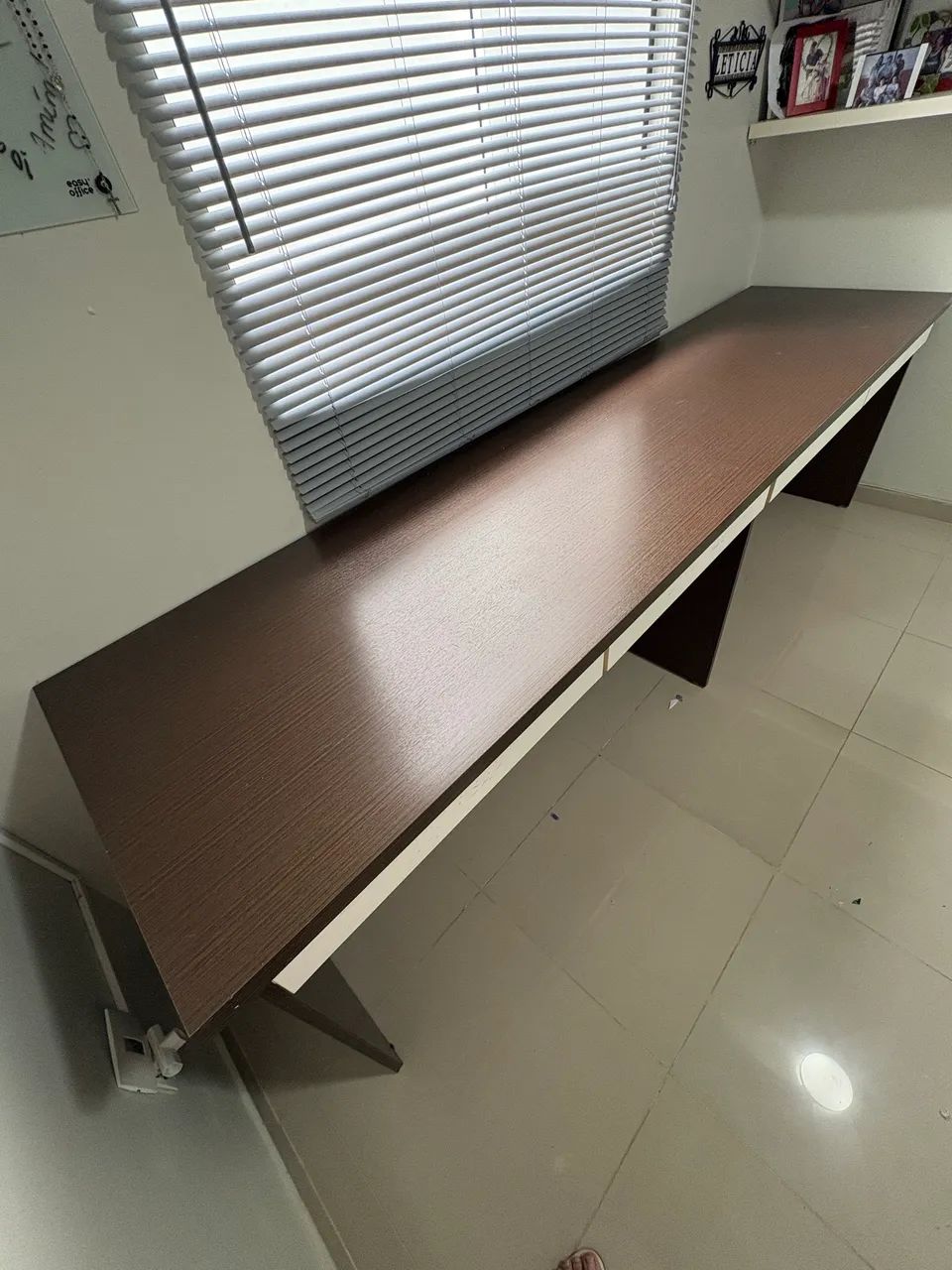 Vendo bancada em MDF 2,60 x 0,65 - Foto 2