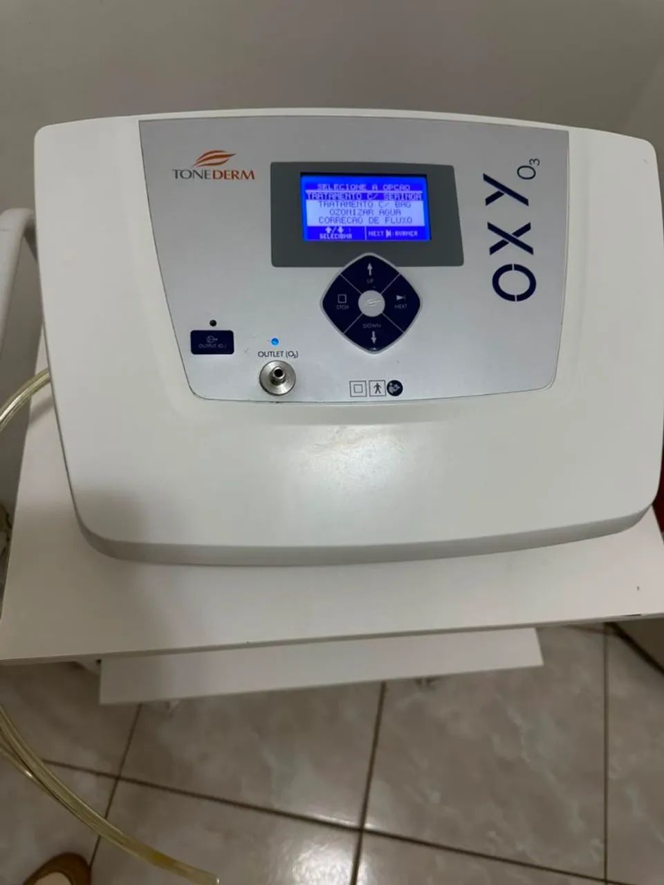 Aparelho de Ozônio Tonederm OXY O3 com Cilindro