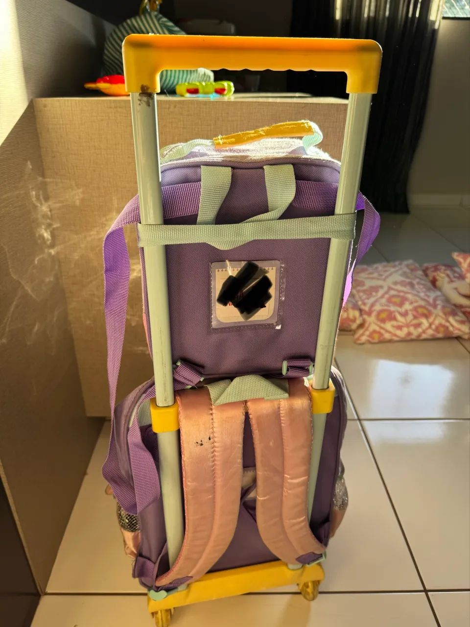 Doação Mochila e Lancheira Infantil - Foto 2
