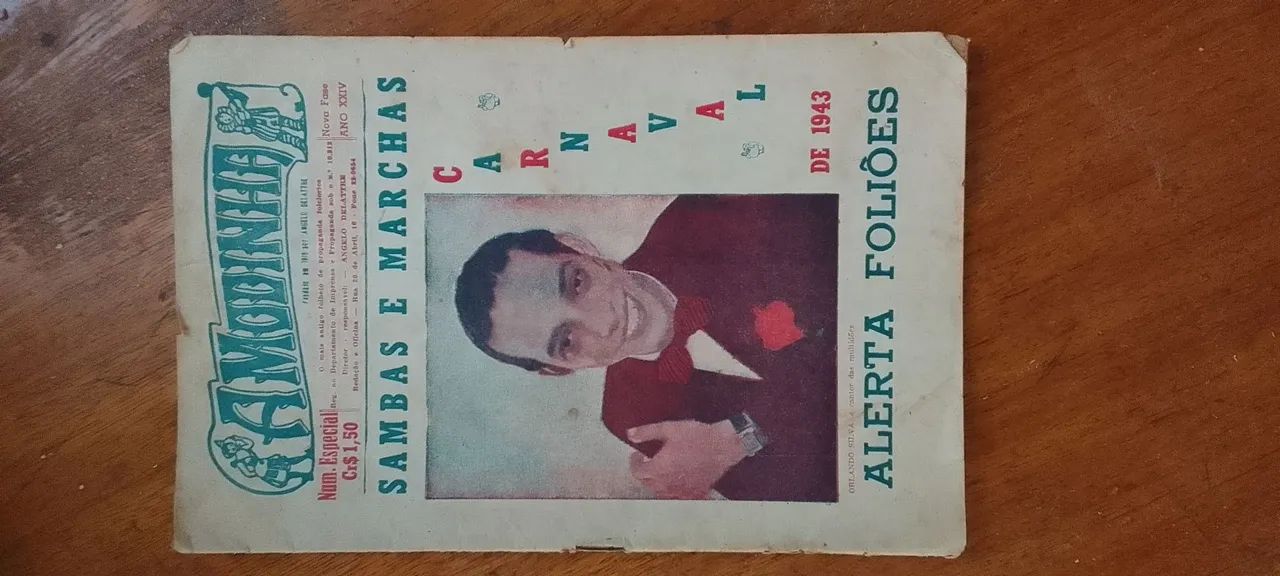 Revista  Orlando Silva a mocinha carnaval de 1943  Sambas e marchas  