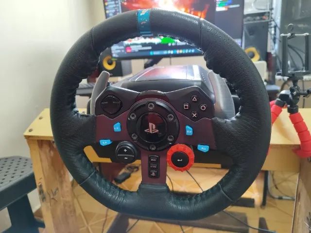 Volante Logitech G29 com sensor hall e célula de carga