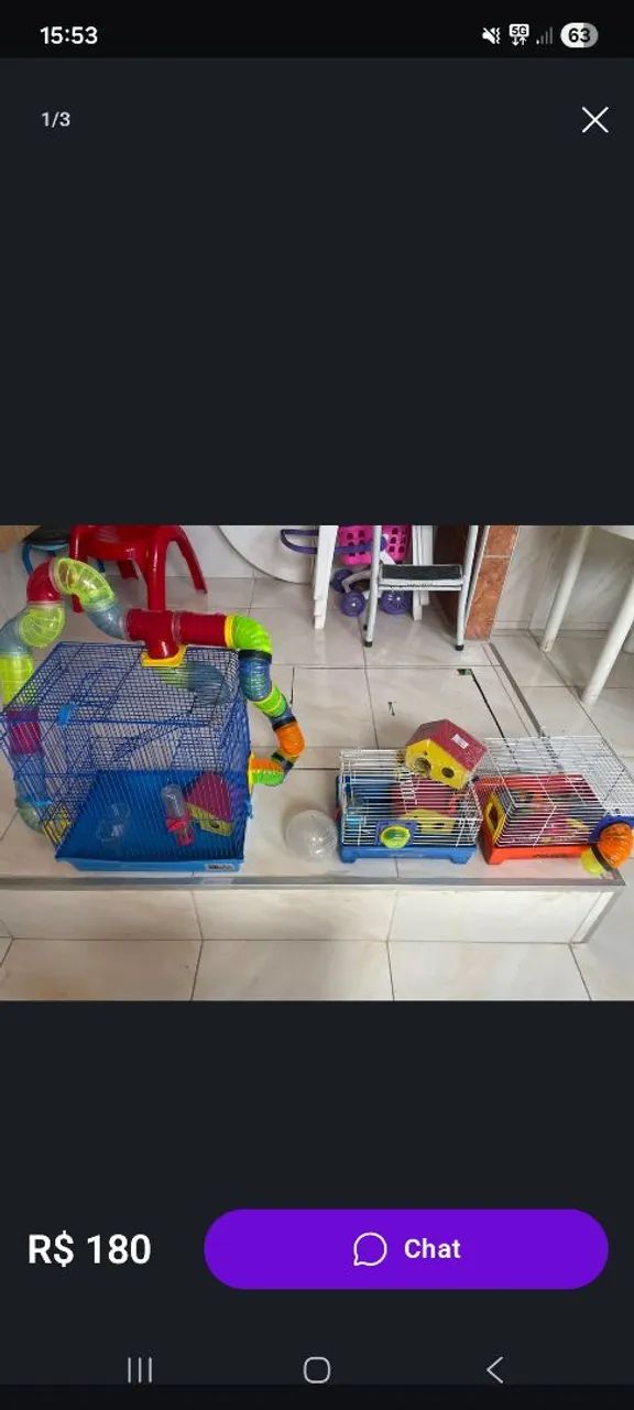 Gaiola de hamster
