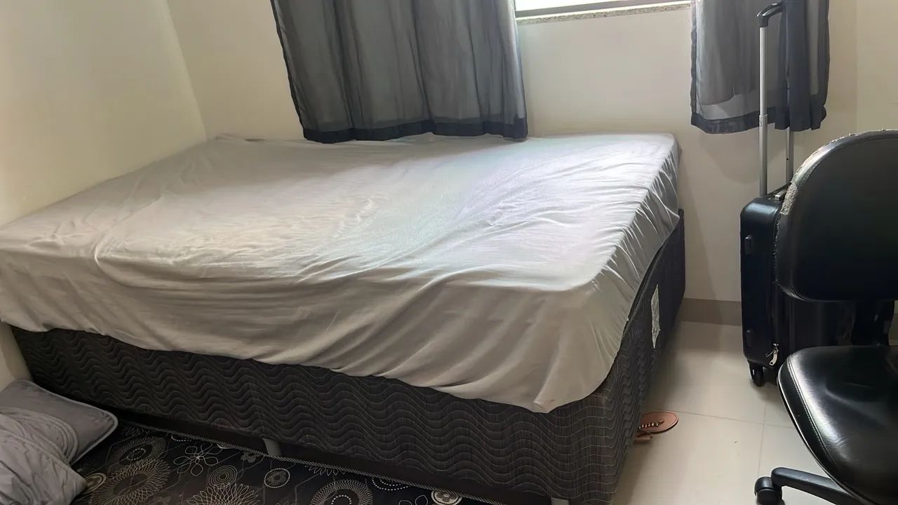 Cama Solteirão Ortobom + Base + Colchão ? Seminova - Foto 2