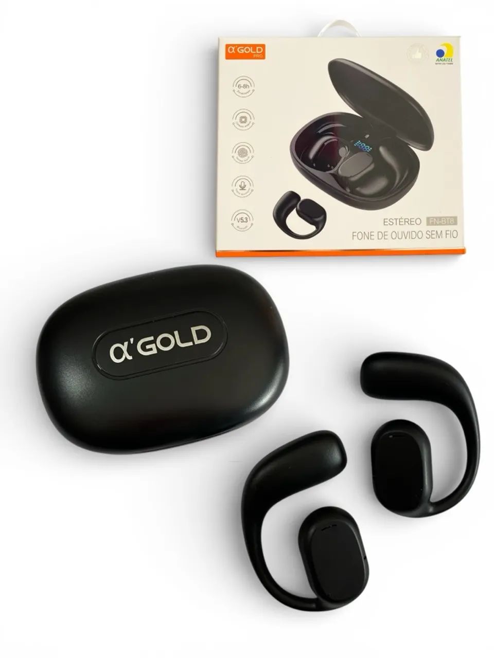 FONE DE OUVIDO BLUETOOTH GOLD FN-BT8